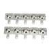 10 Pairs Silver Battery Spring Contact Plates - Replacement for AA AAA Batteries | 14.5x9mm Compression Springs - Buy Online on SooperMarket.com