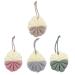 Cabilock 4 Pcs bath bouquet Body Exfoliating Loofahs bath wash shower puff Shower Balls Mesh Shower Ball bath tub cleaner Exfoliating Shower bath balls shower pouf sponge shower stool or