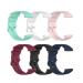 TenCloud 6-Pack Bands Compatible with Garmin Venu 2 Plus Venu SQ 20mm Wrist Strap Quick Release Waterproof Soft Silicone Band for Venu Sq Music Smartwatch