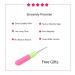 Jumbo Braiding Hair Fiber Mix 3pcs - Rainbow Colors Extensions - Kanekalon Synthetic Hair - 24 Inch - Blue-Light Purple-Pink - Soft & Healthy - Buy Online on SooperMarket.com