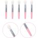 MAGICLULU 12pcs Silicone Lip Brush Silicone Applicator Lashes Tool Eye Liner Makeup Lipstick Applicator Lipstick Brush Applicator Cosmetic Tool Eyelash Lip Gloss Travel Silica Gel 5x1cm As Shown 1 - Buy Online on SooperMarket.com