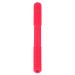 Teething Tube Hollow Teething Tube Silicone Safe Textured Flexible for Home for Baby (Red)