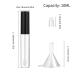 GTHER 10PCS 10ML Empty Lip Gloss Containers with Wand - Refillable Lip Balm Bottles for DIY Lip Samples - Black Top - Buy Online on SooperMarket.com