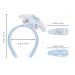 Kawaii Kitty Cat Hairband with Hair Pins - Cartoon Kitty Headband Hair Accessories for Girls - Buy Online on SooperMarket.com