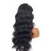 SHIYID Body Wave Lace Front Wig - Natural Hairline Black Color Synthetic Wig for Women | High-Temperature Fiber - Buy Online on SooperMarket.com