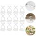 OSALADI 300 Pcs Adhesive Wire Holder Suction Cup Holder Cord Holders Plant Fixing Tools Power Cable To Climb 3.5X2X2CM White - Buy Online on SooperMarket.com