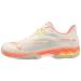 Mizuno Women's Wave Exceed Light 2 Tennis 38 EU Snwwht Fcoral Sspring