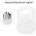 Nail Drill Bit Holder Organizer Nail Drill Display Storage Box with 48 Holes Nail Drill Stand Holder for Manicure Grinding Head (White) - Buy Online on SooperMarket.com