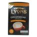 Lyons Premium Instant Coffee Bag Sachets | FabFinds Assorted Gift Mug (Gingerbread Cappuccino 8X 12Sachets)