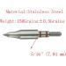 Stainless Steel Archery Field Points 150/200 Grains - 12 PCS Easy Pull Target Bullet Points - Buy Online on SooperMarket.com