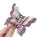 Limtula Double Layer Butterfly Acetate Hair Claw Hair Clip for Various Hairstyles Comfortable Hair Accessories Purple