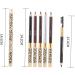 Healeved 6 Pcs Eyebrow Pencils Black Eyebrow Pencil Black Waterproof Eyeliner Eyebrows Eyebrow Filler - Buy Online on SooperMarket.com