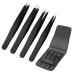 Eyebrow Tweezer Set  Stainless Steel Tweezers for Eyebrows - Best Precision for Facial Hair  Ingrown Hair  Splinter  Blackhead and Tick Remover