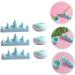 minkissy 4 Sets Nail Art Brush Cup Nail Soak off Bowl Chinese Bask Plastic Sponge Manicure - Buy Online on SooperMarket.com