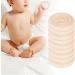 100PCS Natural Wooden Baby Teether Rings | Unfinished Wooden Circles for DIY Craft Accessories - 25MM - Buy Online on SooperMarket.com