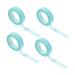 Angoily 4 Rolls Wig Double Sided Tape Lace Front Wig Tape Sticker for Wig Double Side Tape Blue Wigs Double Sided Wig Tape Blue Stickers Tape for Wig Hair Ring Water Proof Paper