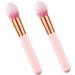 FOYTOKI 2pcs Powder Brush Makeup Brush for Woman Cosmetic Brush Professional Makeup Brush Highlighter Wooden - Buy Online on SooperMarket.com