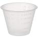 Dynarex 4252-1 Medicine Cup (Polyethylene) - 100 Count - Clear - Buy Online on SooperMarket.com