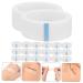 30 Rolls Colored Eyelash Extension Tape - Sensitive Non-Woven Fabric for Lash Extensions - 900x1.2cm | Best Makeup Adhesive - Buy Online on SooperMarket.com