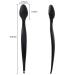 16 Pcs Black Silicone Lip Exfoliator Brushes - Double-Sided Lip Scrub Tool for Skincare | Raploy Soft Silicone Exfoliator for Smoother Lips - Buy Online on SooperMarket.com