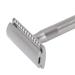 Safety Aircraft Double Edge Safety Razor | Ergonomic Brass Handle (Silver) - Buy Internationally at Your Store Name  - Buy Online on SooperMarket.com