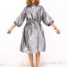 Buy Mollensiuer Silver Salon Robe - Stylish Hair Cutting Smock for Clients | International Shipping Available - Buy Online on SooperMarket.com