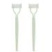 Eyelash Comb Eyelash Curler Makeup Mascara Applicator Eyelash Definer Eyebrow Brush Metal Teeth Eye Lash Tool LSSZ-E Light Green 12