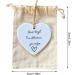 Plaque + Bag Thank You Gift for Friend Never Forget Difference You Make Hanging Ornament Acrylic Hanging Heart Plaque Gift Hanging for Best Heart Plaque Gift - Buy Online on SooperMarket.com
