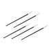 Bent Brush 5pcs Multifunctional Brush with Angled Brush Head Portable Brush Soft Fiber Hair for Cream Gel Powder