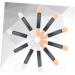 Baluue 100 Pcs Women Makeup Brush Make Eye Shadow Brush Eye Shadow Applicator Blending Brush mediumx2pcs Assorted Colorx2pcs - Buy Online on SooperMarket.com