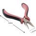 YUIP Hair extension Pliers Mini ring pliers Wig pliers Pliers for wigs Alloy hair extension pliers 3-hole hair extension clamp stainless steel For hair extensions black and pink - Buy Online on SooperMarket.com