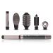 Cecotec air brushes bamba ceramiccare supersonic 6-in-1 with 6 interchangeable heads ceramic coating 2 speeds and 3 temperatures 6 heads black