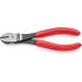 Knipex High Leverage Diagonal Cutter black atramentized plastic coated 160 mm (self-service card/blister) 74 01 160 SB Grips Plastic Coated Red 160 mm atramentized on self-service card