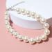 RayMinsino Adorable Pet Pearl Collar Adjustable Cat Dog Pet Necklace Jewelry Chihuahua York Girl Clothing Dress Accessories White - Buy Online on SooperMarket.com