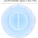 Eyelash Extension Glue Ring Cup 1.5cm / 0.6in Stable Wearing Easy To Wear Eyelash Glue Ring Cup Strong Flexibility for Professional Use(A pack of 100 blue) - Buy Online on SooperMarket.com