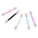 WOONEKY 5 Boxes Double Ended Eyeshadow Brush Sponge Applicator Make up for Face Plastic