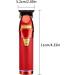 Hair Clippers USB Rechargeable Electric Beard Trimmer Barbers Hair Grooming Kit Red Metal Beard Trimmer - Buy Online on SooperMarket.com