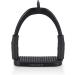 Equinate Safety Bars Manchester 10cm Black Matt - Anti-Slip Rubber Tread - Stirrup for Adults & Children - 2 Pieces for Ankle Relief - Buy Online on SooperMarket.com