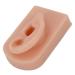 Silicone Ear Model for Piercing Training | Soft Flexible & Reusable Human Ear Display (Dark Skin Color) - International Shipping Available - Buy Online on SooperMarket.com