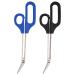 HIXNUG 2 Pieces Toenail Clippers Scissors Toenail Cuticle Scissors Professional Pedicure Tool for Manicure Beauty