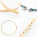 HaiMay 3 Sets Embroidery Starter Kit - Sky Pattern, Bamboo Hoops, Color Threads & Tools - Buy Online on SooperMarket.com
