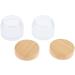 B Blesiya 4 Pieces 50g Empty Glass Cream Jars - Ointment & Cosmetic Containers with Screw Lid for International Shipping - Buy Online on SooperMarket.com