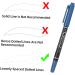 Hemoton 6pcs Eyebrow Marker Pen Eyebrow Pen Surgery Marker Pen Pen Cosmetic Portable 13.9x1.8cm Blue - Buy Online on SooperMarket.com