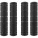 2 Pairs Soft Black Rubber Bicycle Handlebar Grips for BMX MTB Mountain Road Scooter Bike - Buy Online on SooperMarket.com