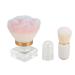 Premium Makeup Brush with Transparent Handle | Capsule Shape | Ideal for Loose Powder & Blush - International Shipping Available - Buy Online on SooperMarket.com