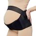 Jamila Maternity Belt Pregnancy Support Belt Lumbar Back Support Waist Band Belly Bump Brace Relieve Back Pelvic Hip Pain Labour and Recovery (Black M) black M