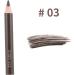 Healeved 4 Pcs Double Head Eyebrow Pencil Black Eyeliner Pen Eyebrown Beauty Eyebrow Pencil Puff Wooden - Buy Online on SooperMarket.com