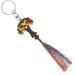Tree of Life Wooden Keychain - Unique Beaded Design with Leaf Ring | Modelo 2 - International Shipping Available - Buy Online on SooperMarket.com