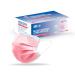 Buy EN14683 Certified 3-Layer Rose Disposable Surgical Masks - 50 Pack | Medical IIR Standard Oral Protection with BFE 98% - Buy Online on SooperMarket.com
