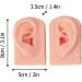 Flexible Silicone Ear Model 3 Colors, Waterproof & Realistic for Beauty Practice - Buy Online on SooperMarket.com